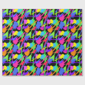 Papier Cadeau Patters de Guitar (Plat)