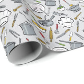 Papier Cadeau Patters de Kitchen Tool (Coin rond)