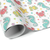 Papier Cadeau patters de l'équipage (Coin rond)