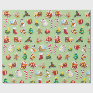 Papier Cadeau Patters de Noël