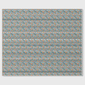 Papier Cadeau Patters de Sea Shell (Plat)