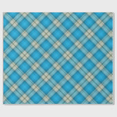 Papier Cadeau Patters de Turquoise (Plat)