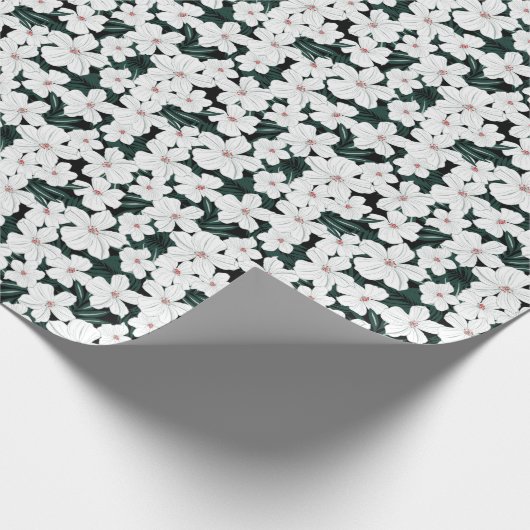 Papier Cadeau Patters de White Tropical (Coin)
