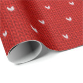 Papier Cadeau Patters rouges (Coin rond)