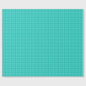 Papier Cadeau Patters Teal and White Polka (Plat)