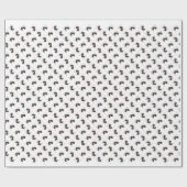 Papier Cadeau Pattes Père Noël Kerry Blue Terrier (Plat)