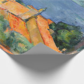 Papier Cadeau Paul Cezanne - Estaque aux toits rouges (Coin)