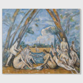 Papier Cadeau Paul Cezanne - Les Grandes Baignoires (Plat)
