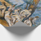 Papier Cadeau Paul Cezanne - Les Grandes Baignoires (Coin)