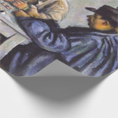 Papier Cadeau Paul Cezanne - Les Joueurs De Cartes (Coin)