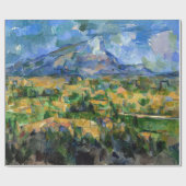 Papier Cadeau Paul Cezanne - Mont Sainte-Victoire (Plat)