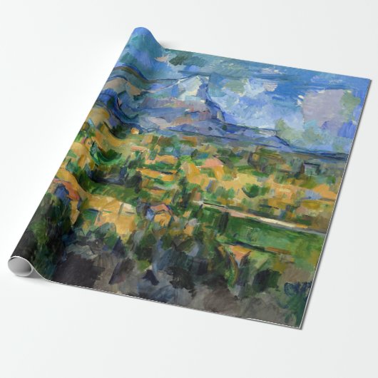 Papier Cadeau Paul Cezanne - Mont Sainte-Victoire (Déroulé)
