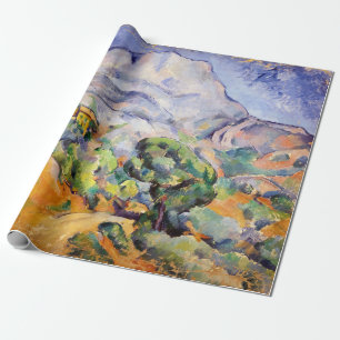 Papier Cadeau Paul Cezanne - Mont Sainte-Victoire, route de Thol