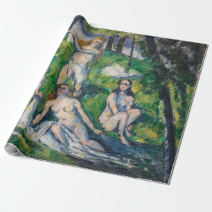 Papier Cadeau Paul Cezanne - Quatre Baigneuses