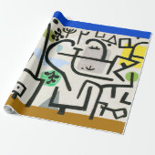 Papier Cadeau Paul Klee Rich Harbour Expressionnisme Abstrait (Déroulé)