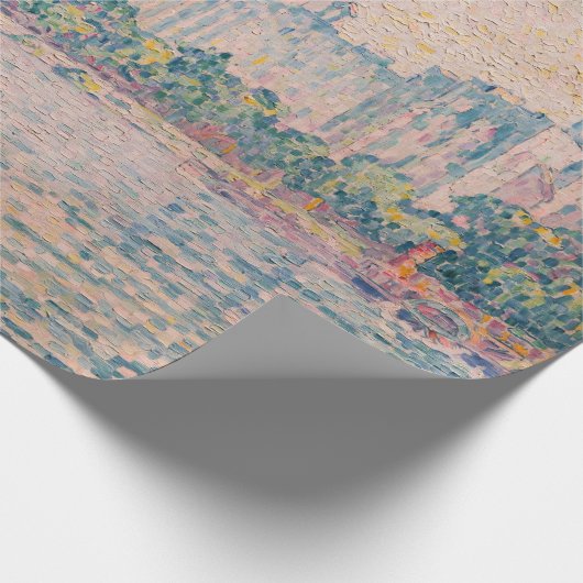 Papier Cadeau Paul Signac - Avignon, matin (Coin)