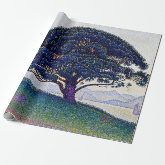 Papier Cadeau Paul Signac - Le pin Bonaventure (Déroulé)