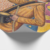 Papier Cadeau Paul Signac - Portrait de M Felix Feneon, Opus 217 (Coin)