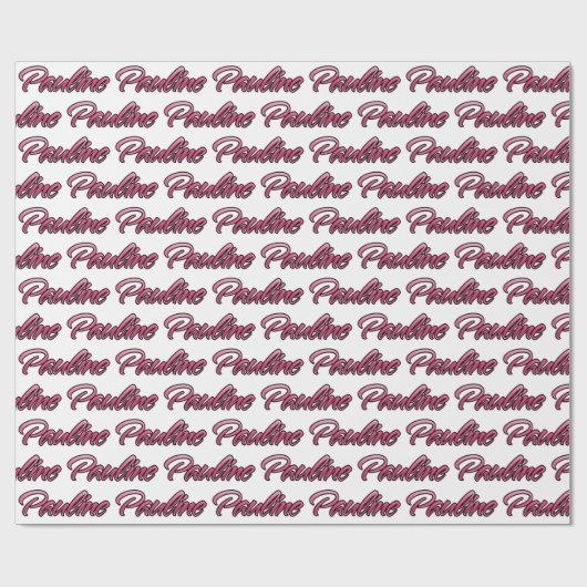Papier Cadeau Pauline faded pink (Plat)