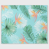 Papier Cadeau Paume tropicale (Plat)