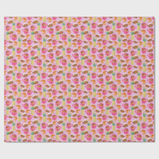 Papier Cadeau Pause café (Plat)