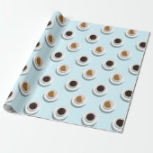 Papier Cadeau Pause café. (Déroulé)