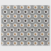 Papier Cadeau Pause café. (Plat)