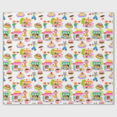 Papier Cadeau Pause Café (LISER CI-DESSOUS) (Plat)