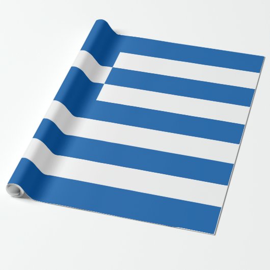 Papier Cadeau pavillon de la Grèce (Déroulé)