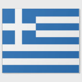 Papier Cadeau pavillon de la Grèce (Plat)