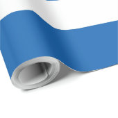 Papier Cadeau pavillon de la Grèce (Coin rond)
