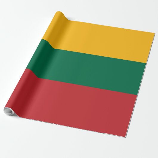 Papier Cadeau pavillon lituanien (Déroulé)