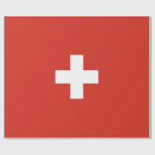 Papier Cadeau pavillon suisse (Plat)