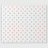 Papier Cadeau Pavot ukrainien modèle floral. Ukraine (Plat)