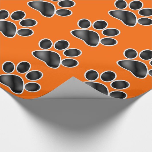 Papier Cadeau Paw Prints (Coin)