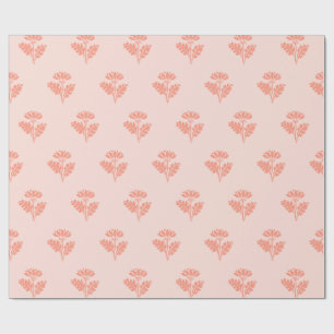 Papier Cadeau Pays Anglais vintage Cottage Motif Floral