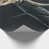 Papier Cadeau Pays de l'Ouest Gray Beige Russe Taureau Crâne (Coin)