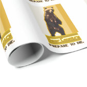 Papier Cadeau Pays de l'ours (Coin rond)