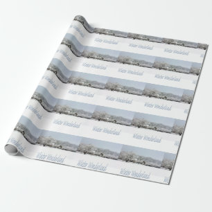 Papier Cadeau pays des merveilles hivernales
