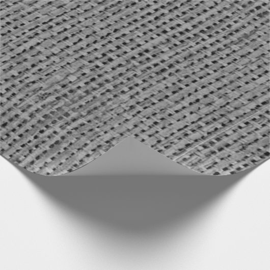 Papier Cadeau pays rustique papier d'emballage noir burlap (Coin)