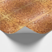 Papier Cadeau Pays rustique style sud-ouest cuir occidental (Coin)