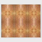 Papier Cadeau Pays rustique style sud-ouest cuir occidental (Plat)