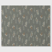 Papier Cadeau Pays scandinave scandinave de Noël (Plat)