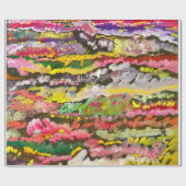 Papier Cadeau Paysage Abstrait Couleur Multicouche (Plat)