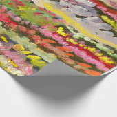 Papier Cadeau Paysage Abstrait Couleur Multicouche (Coin)