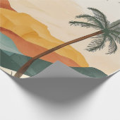 Papier Cadeau Paysage Abstrait de Boho (16) (Coin)