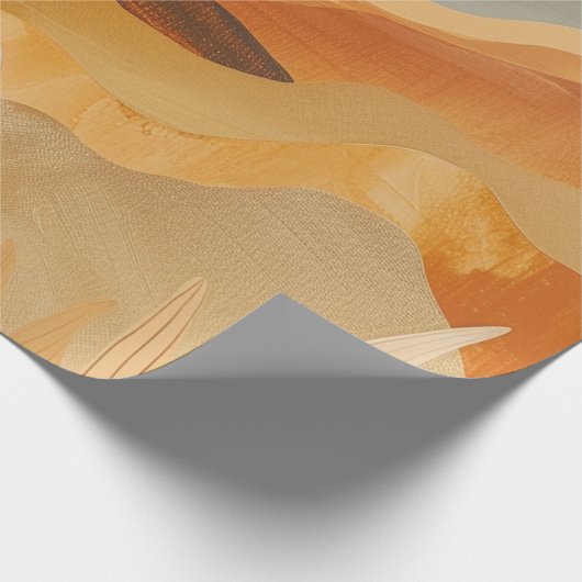 Papier Cadeau Paysage Abstrait de Boho (17) (Coin)