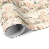 Papier Cadeau Paysage anglais (Coin rond)