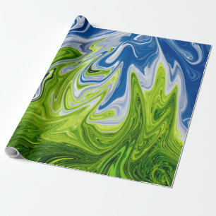 Papier Cadeau Paysage Art Abstrait Meilleur art moderne