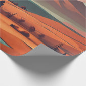Papier Cadeau Paysage boho (Coin)